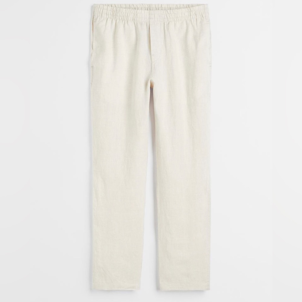 Regular Fit Men’s Linen Pants